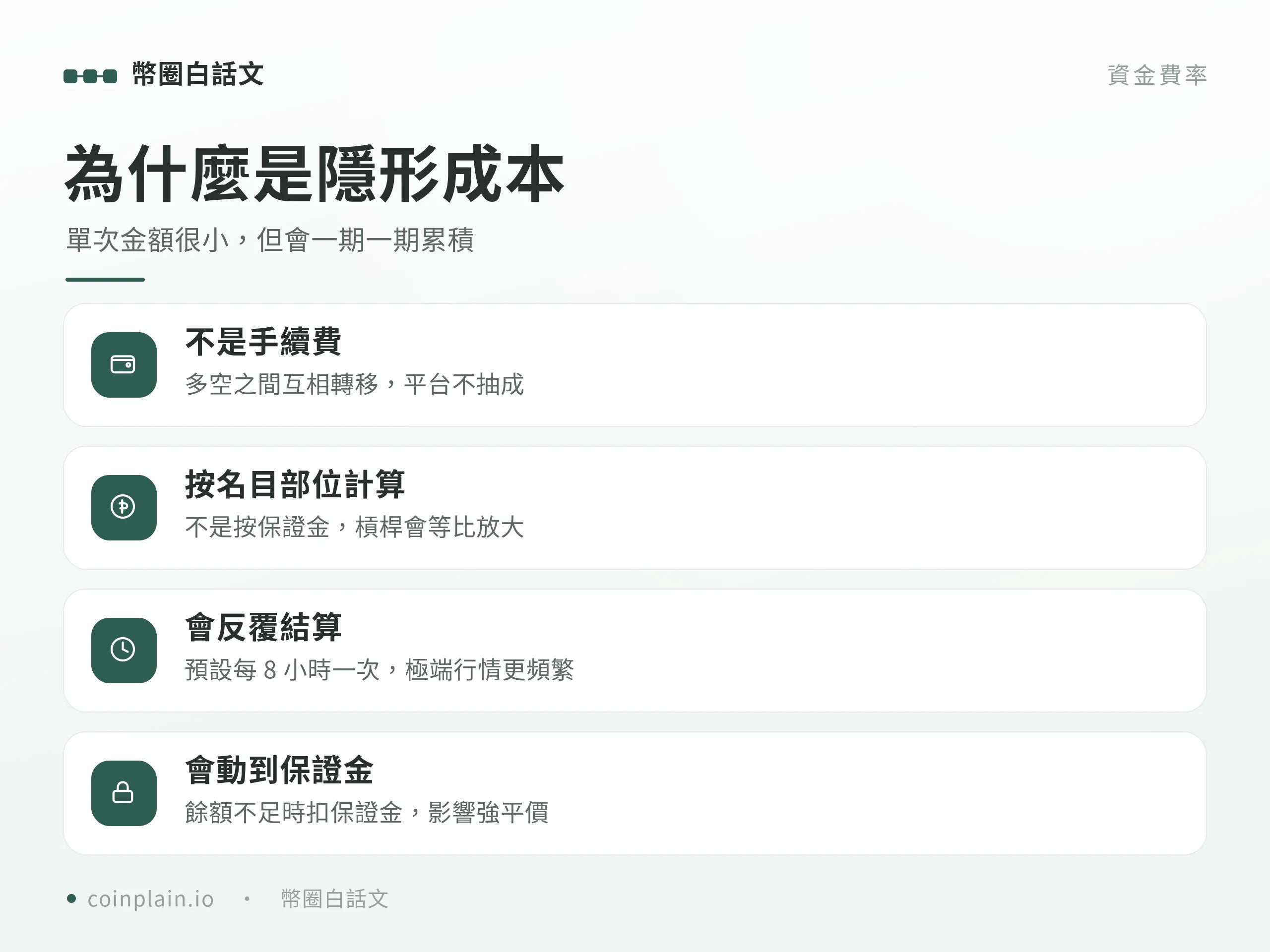 資金費率如何一期一期累積成永續合約的隱形持倉成本